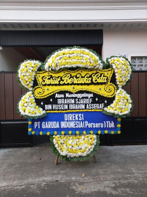 Papan Bunga Duka di Galing