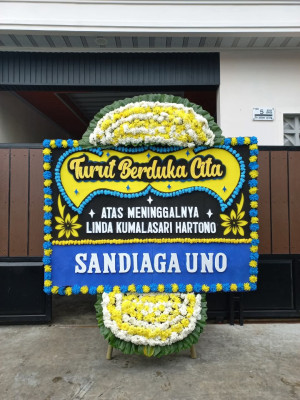 Papan Bunga Duka di Galing